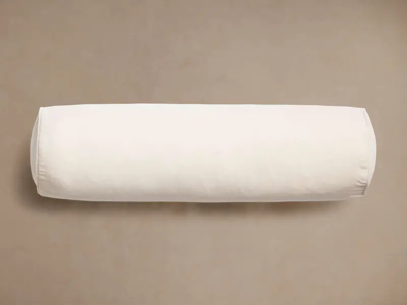 Velvet Cylinder Bolster Pillow 1