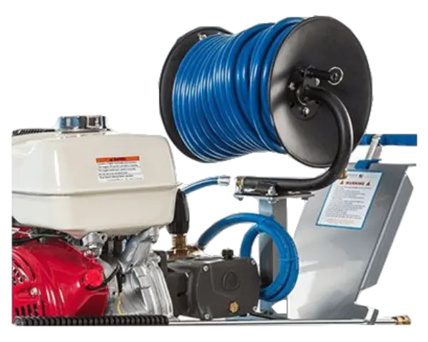 Vortexx 100-Foot High-Temperature Hose Reel Kit – Compatible With All Hot-Start Pressure Washers (Model 5702H) 1
