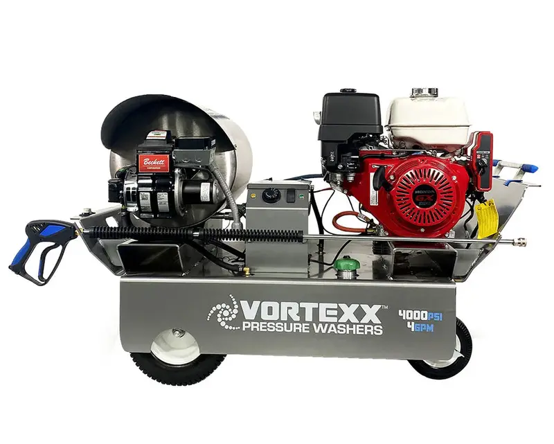 Vortexx Vx70606H 4000 Psi Hot Water Pressure Washer – Honda Gx390, 4.0 Gpm, Electric Start 1