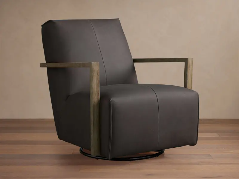 Walsh Leather Gliding Recliner Chair 1