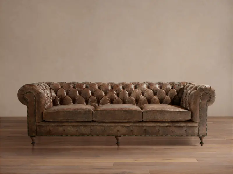 Wessex Full-Grain Leather Sofa 1