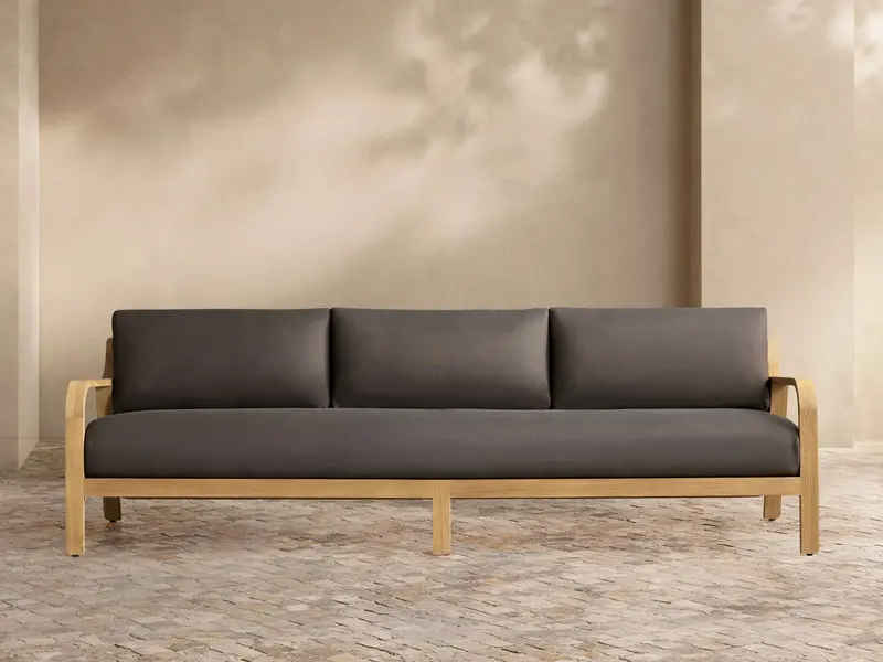 Zoe All-Weather Outdoor Sofa For Patios And Decks 1