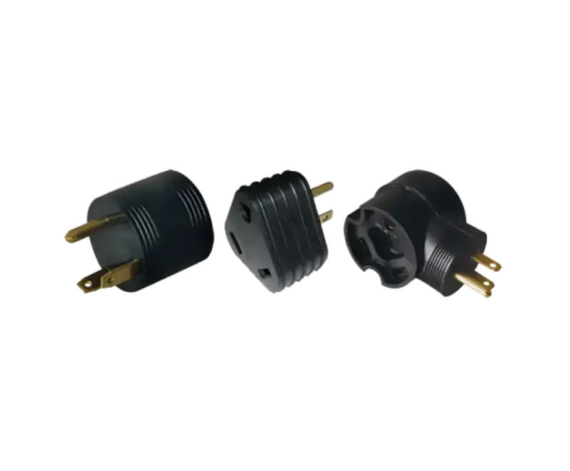30-Amp To 15-Amp Right-Angle Electrical Adapter Plug 1