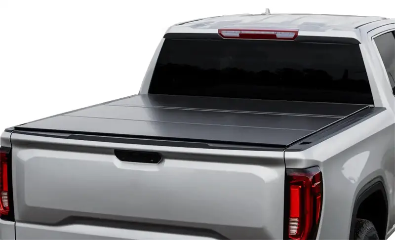 Access Lomax B1050099 Hard Tri-Fold Truck Bed Cover – Matte Black, Single-Rail Design 1