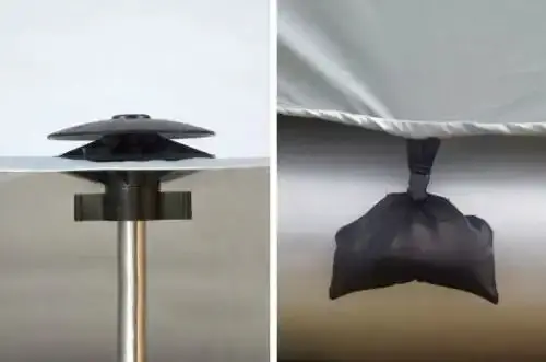 Adjustable Support Pole With Integrated Ventilation Port 1