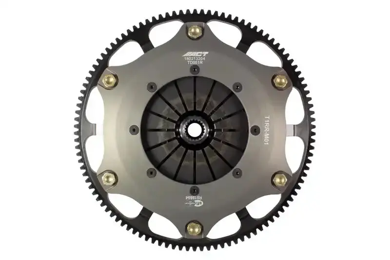 Advanced Clutch T1Rr-M01 Twin-Disc Race Clutch Kit With Sintered Iron Discs 1