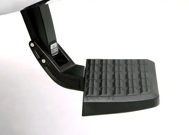 Amp Research 75307-01A Bedstep® Retractable Bumper Step – Black Powder-Coated Steel For Easy Truck Bed Access 1