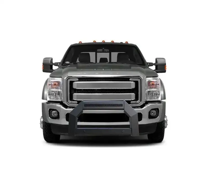 Black Horse Off-Road Ab-Fo19-Nl Matte Steel Front Skid Plate – No Skid Design 1
