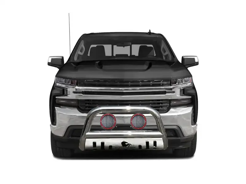 Black Horse Off-Road Bb037415-Sp-Plfr Push Bar Bumper – Black Powder-Coated Steel 1