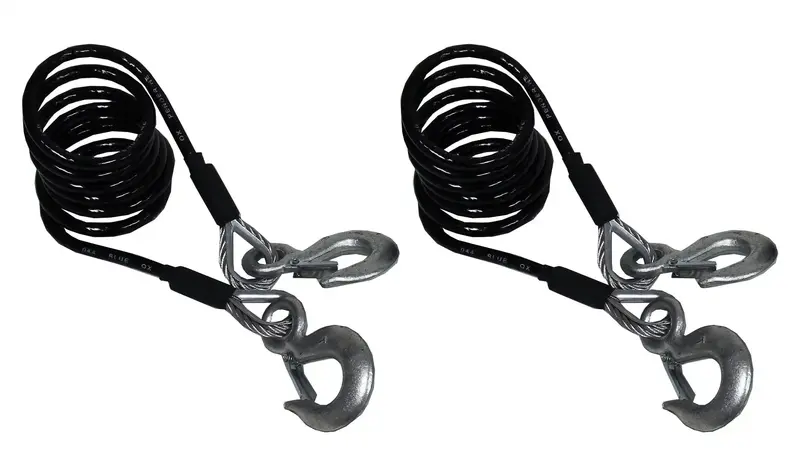 Blue Ox Safety Cable Kit – 15,000 Lb Capacity, 7 Ft Length (Model Bx88362) 1