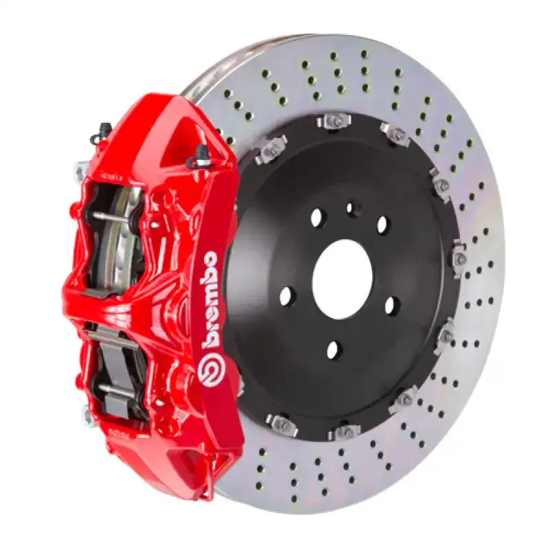 Brembo Gt Big Brake Kit For 2015–2019 Porsche Macan Turbo – Front, Drilled Rotors (405X34 Mm) 1