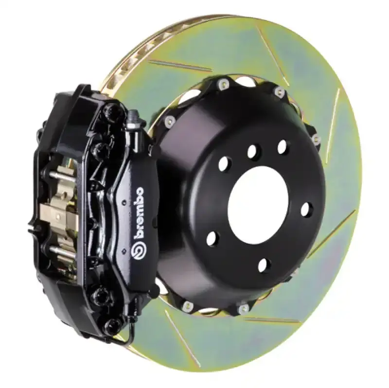Brembo Gt Rear Big Brake Kit – 345X28Mm Slotted Two-Piece Rotors & 4-Piston Calipers For Evo X (2008–2015) 1