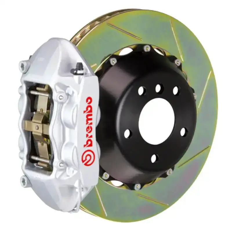 Brembo Rear Big Brake Kit For 1988–1991 Ferrari Testarossa – 4-Piston Calipers, 380X28Mm Two-Piece Slotted Rotors, Silver Coating 1