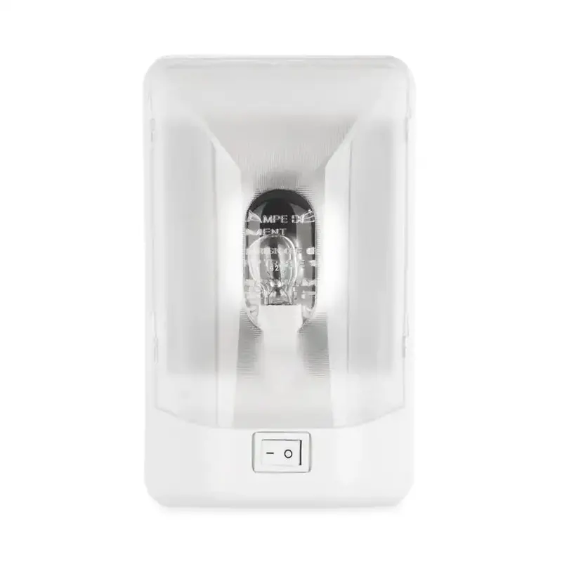 Camco 41330 Replacement Dome Light Lens – Clear, Incandescent Compatible 1