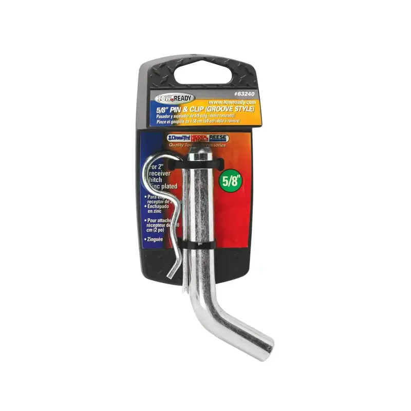 Draw-Tite 63240 Trailer Hitch Pin And Clip – Zinc-Plated Steel Security Fastener 1