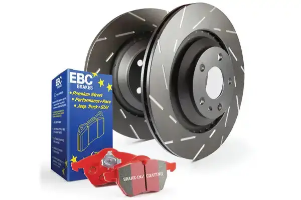 Ebc S4Kf1036 Slotted Brake Rotors – Precision-Cut Narrow Slots Reduce Wind Noise And Improve Cooling 1