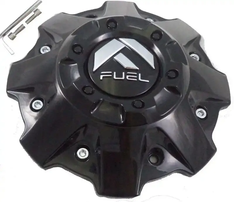 Fuel Off-Road 1001-81Gb Flat-Bottom Lug Cap – Gloss Black Finish For 5- Or 6-Lug Wheels 1