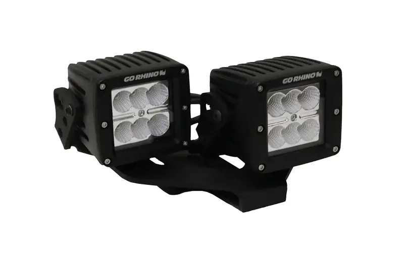 Go Rhino Led Light Mount Brackets For Jeep Wrangler Jl 1