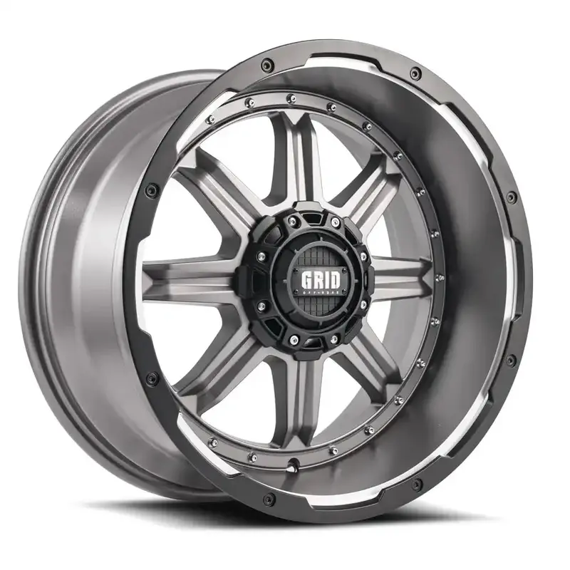 Grid Gd1017090880A1524 Alloy Wheel – 17X9 Inches, 8X180Mm Bolt Pattern, 15Mm Offset 1