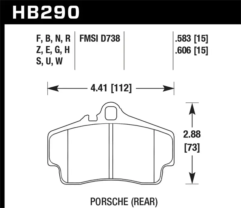 Hawk Performance Dtc-60 Track-Focused Brake Pads – 0.583-Inch Thickness, Aggressive Friction Material (Hb290G.583) 1
