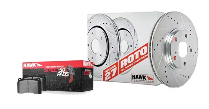 Hawk Performance Hk5272.262B Sector 27 Rear Brake Kit – Includes Hps 5.0 Pads And Rotors (Limited Stock) 1