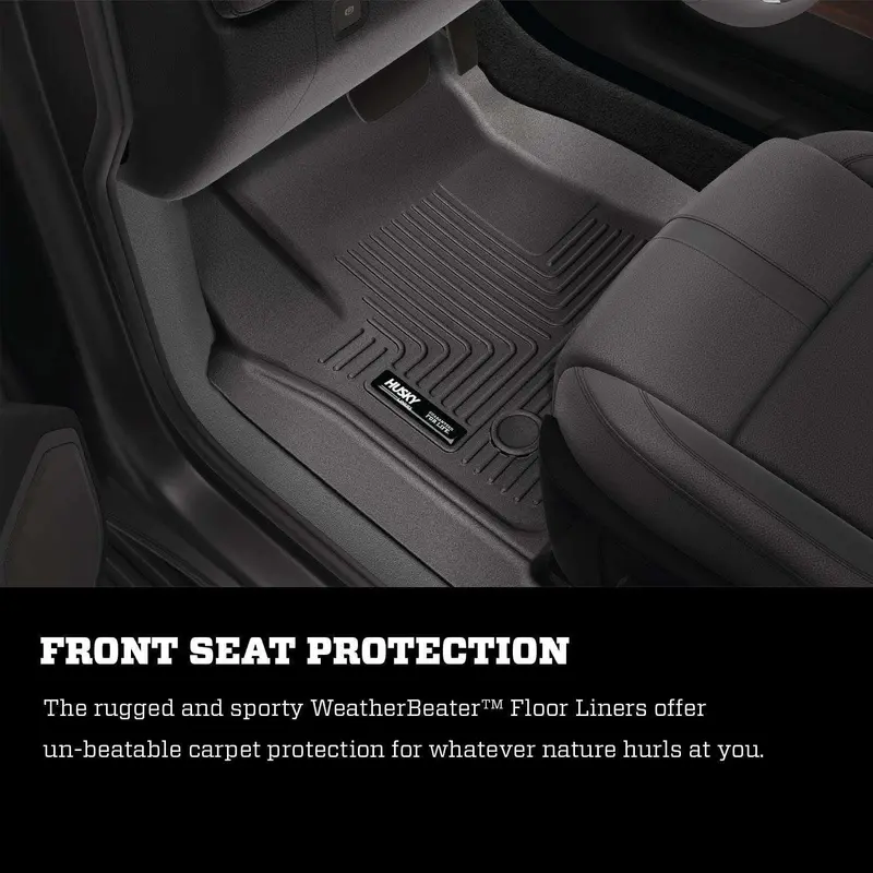 Husky Liners Weatherbeater Floor Liners – Front & Second-Row Set For Dodge Challenger 1