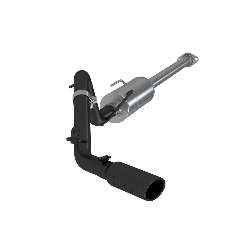 Mbrp S5326Blk Aluminized Steel Exhaust System – Black Coated Performance Muffler 1