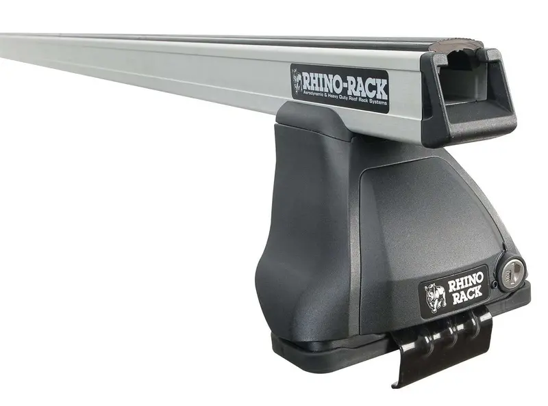Rhino-Rack Heavy-Duty 2-Bar Roof Rack – Ja3360, 2500 Lb Capacity, Silver Anodized Aluminum 1