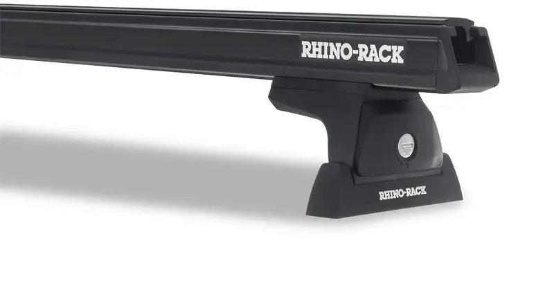 Rhino-Rack Heavy-Duty Rlt600 Roof Rack System With Ditch Mounts – Black, 2-Bar Setup 1