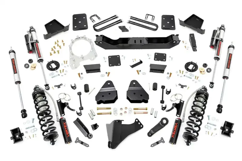 Rough Country 51357 6-Inch Suspension Lift Kit With Performance Shocks – Vertex Coilover-Free Design 1