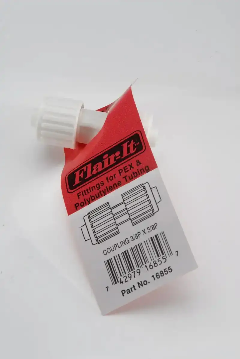 Single 3/8-Inch X 3/8-Inch Hose Coupling Fitting 1