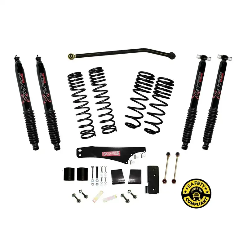 Skyjacker Jk40Bpblt 4-Inch Lift Kit With Long-Travel Design For Jeep Jk 4-Door 1