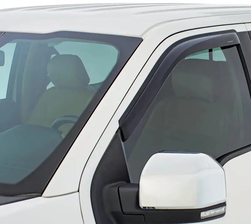 Stampede Tape-Onz Smoke Sidewind Deflectors – 2-Piece Set 1