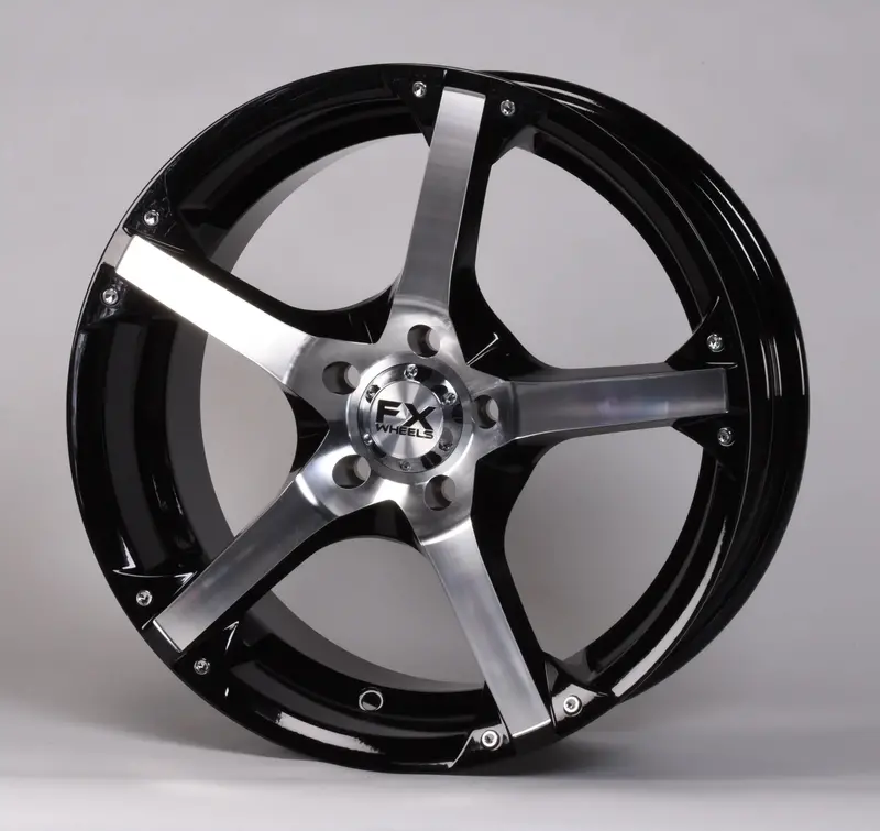 Trailfx 16X7 Gloss Black Alloy Wheel – 5X100Mm Bolt Pattern, 40Mm Offset, 60° Cone Seat, 73Mm Cb 1