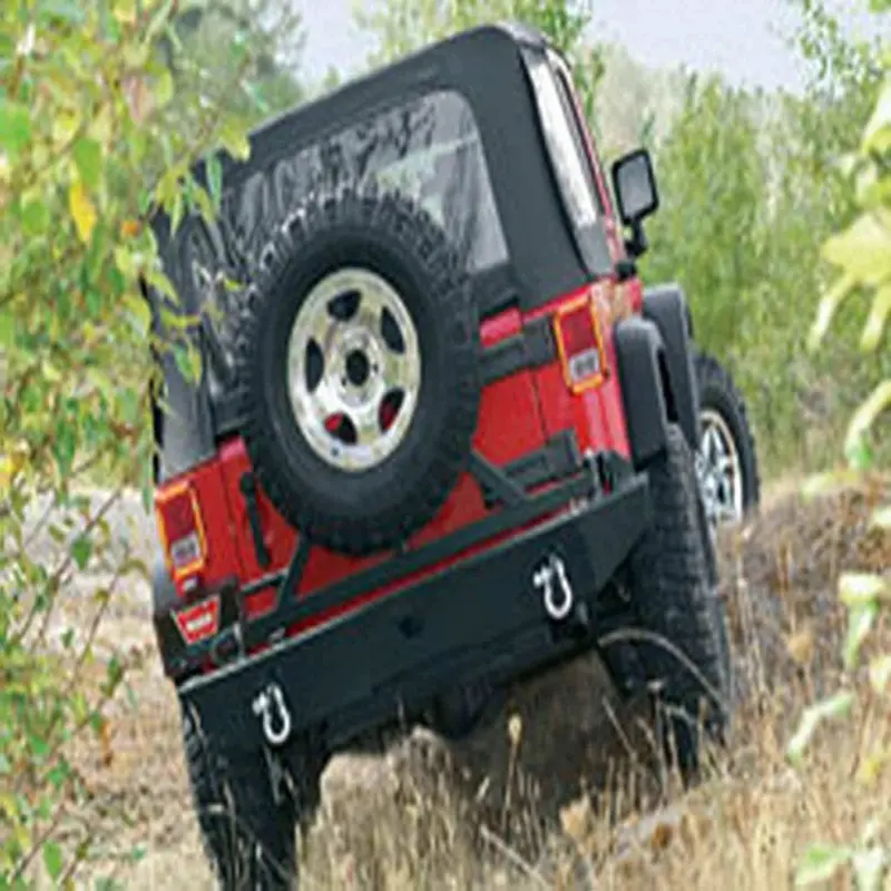 Warn 74300 Rock Crawling Rear Bumper With Winch Mount For 2007+ Trucks 1